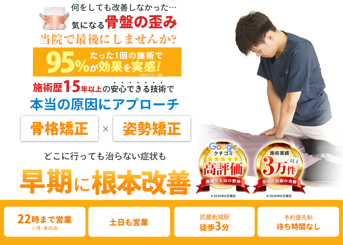 TOPヘッドPC骨盤矯正
